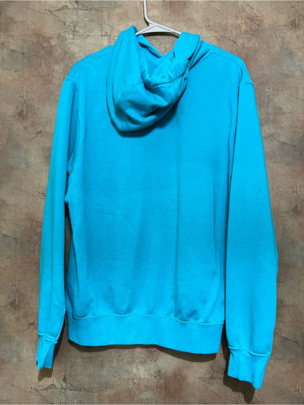 Nike Men's Bright Teal Blue Pullover Hoodie - Picture 2 of 2